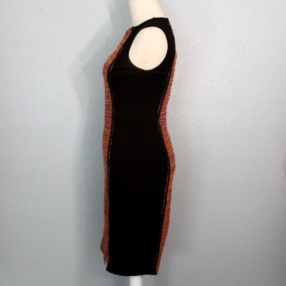 Rachel Roy Orange Tweed Panel Bodycon Sheath Dress Size 0 - Picture 4 of 11